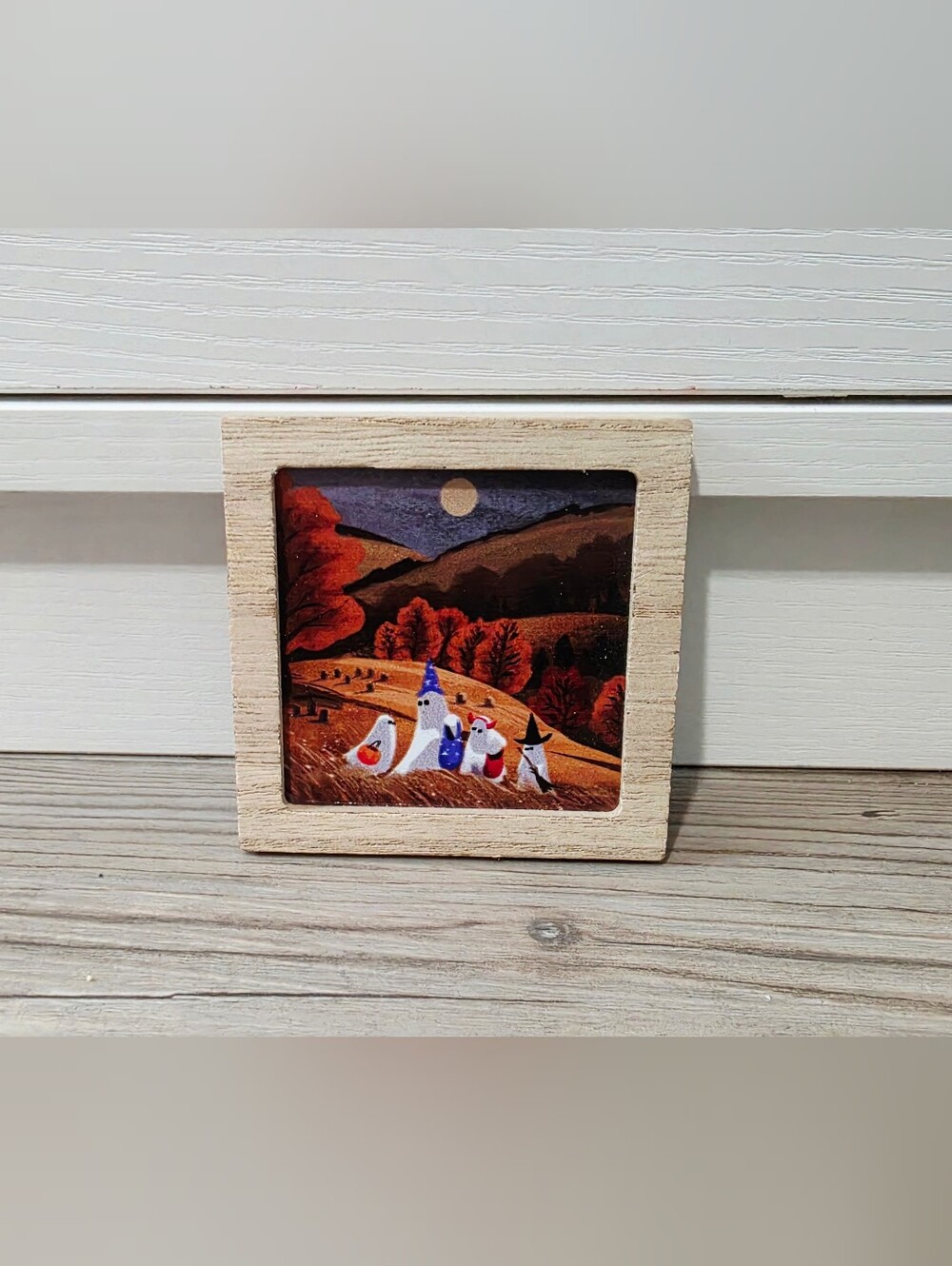 Target Bullseye Playground Halloween 2025 Ghost Frame Art Magnet